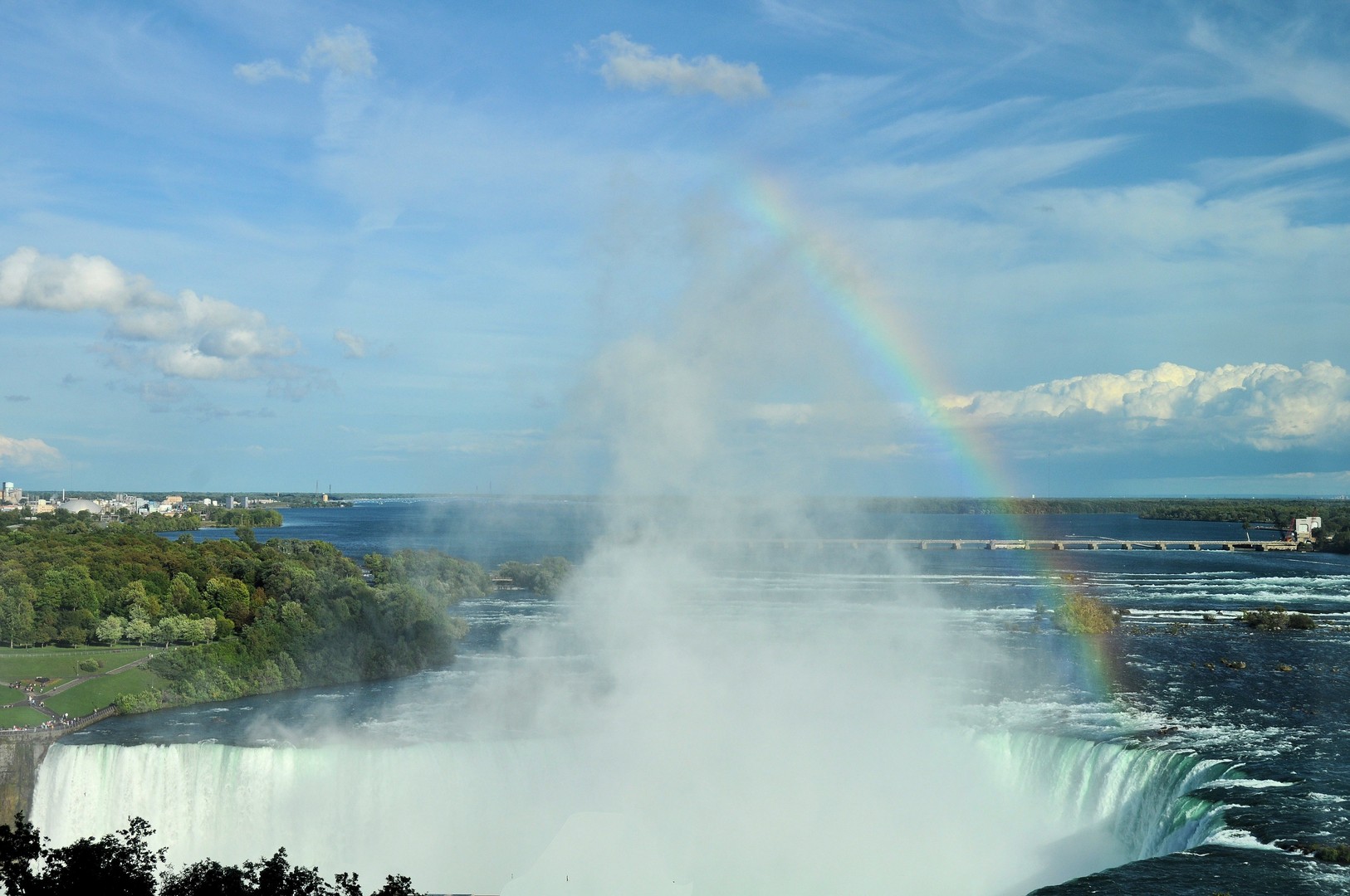 Horseshoe Falls (Niagara Falls) from our hotel room