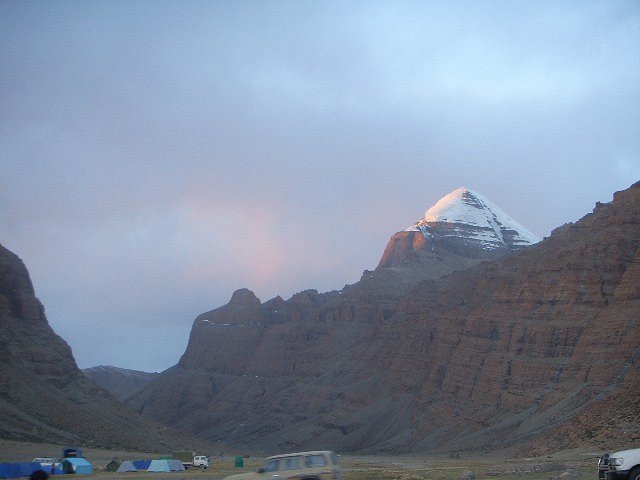 Kailasch al tramonto