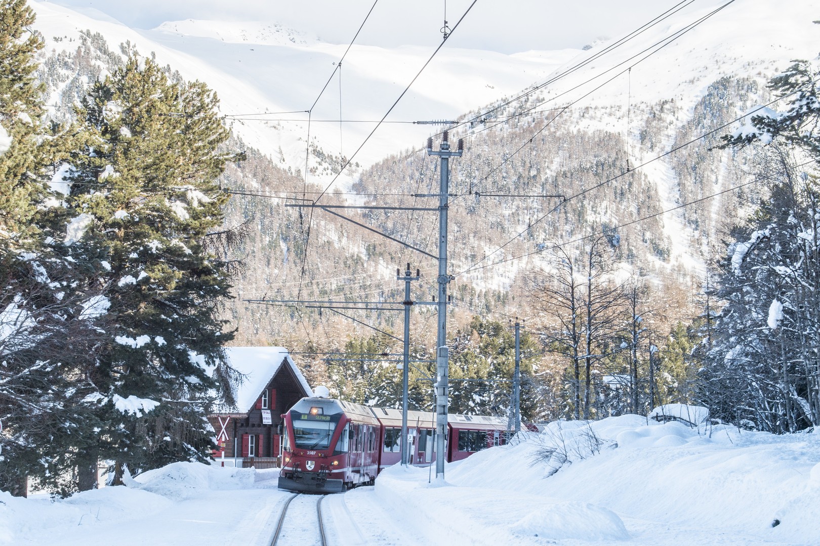 Bergbahn Wintertraum