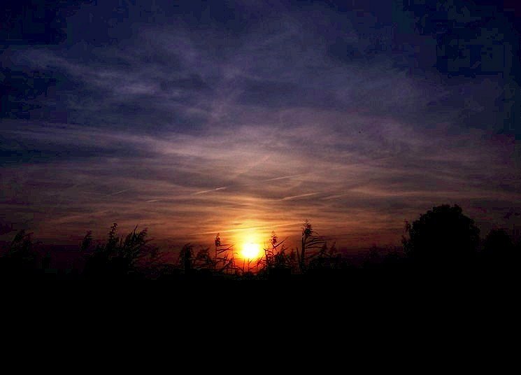 Sonnenuntergang in Bremen