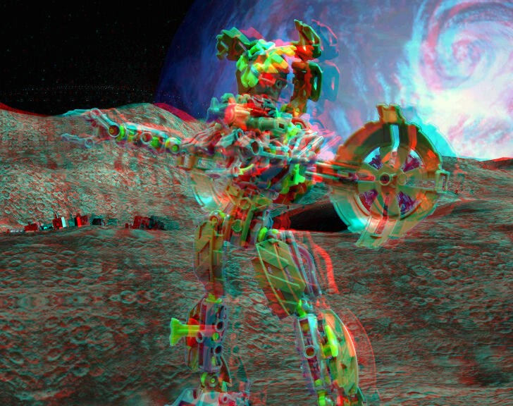 Space Robot in 3D