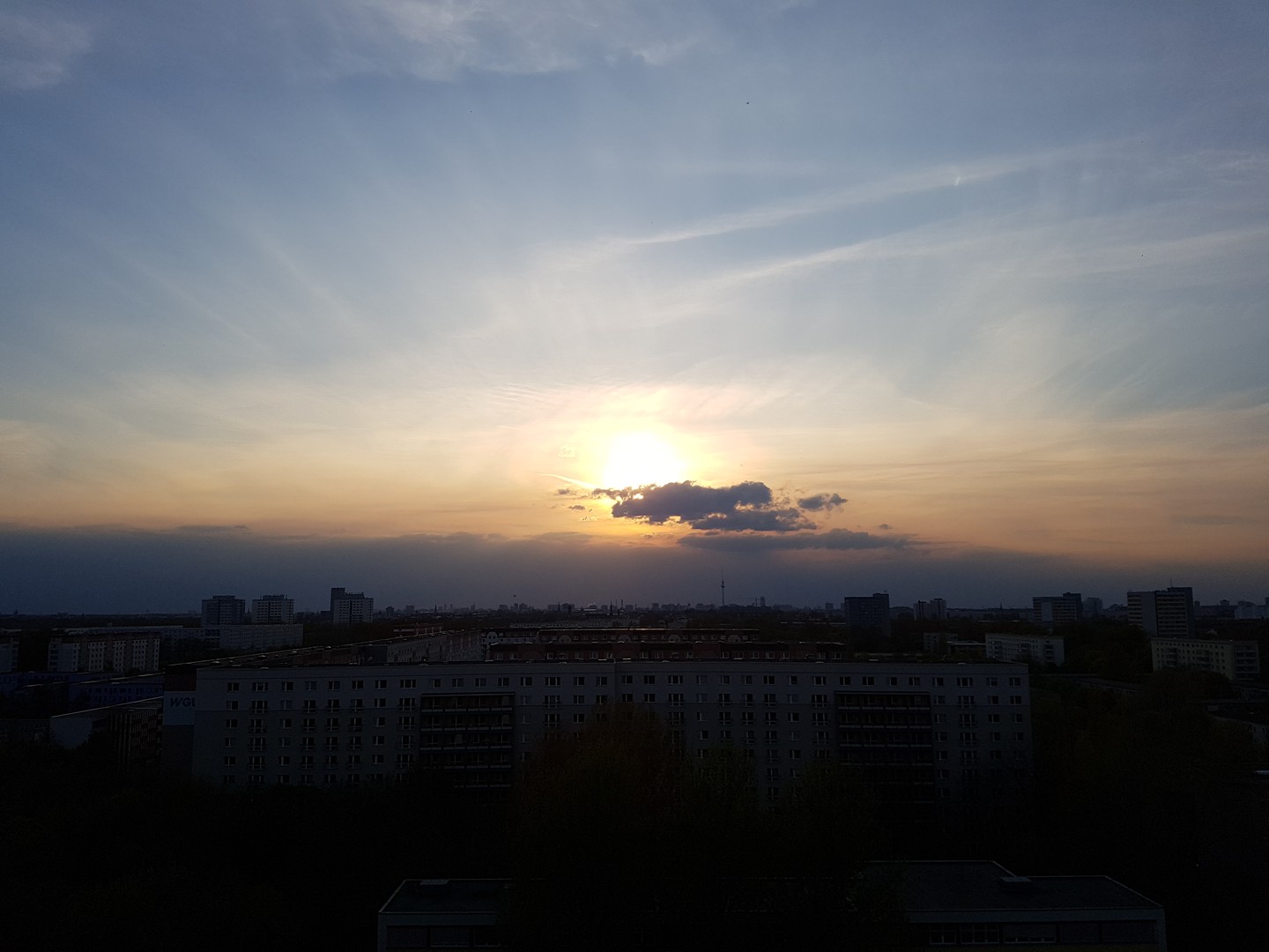 Sonnenuntergang in Berlin