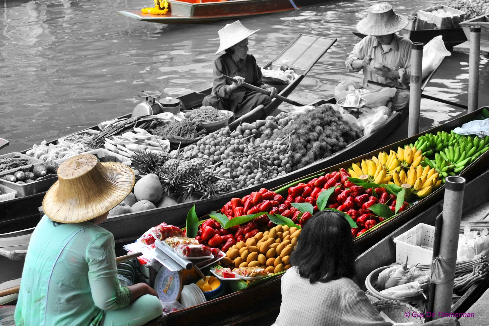 Marché flottant