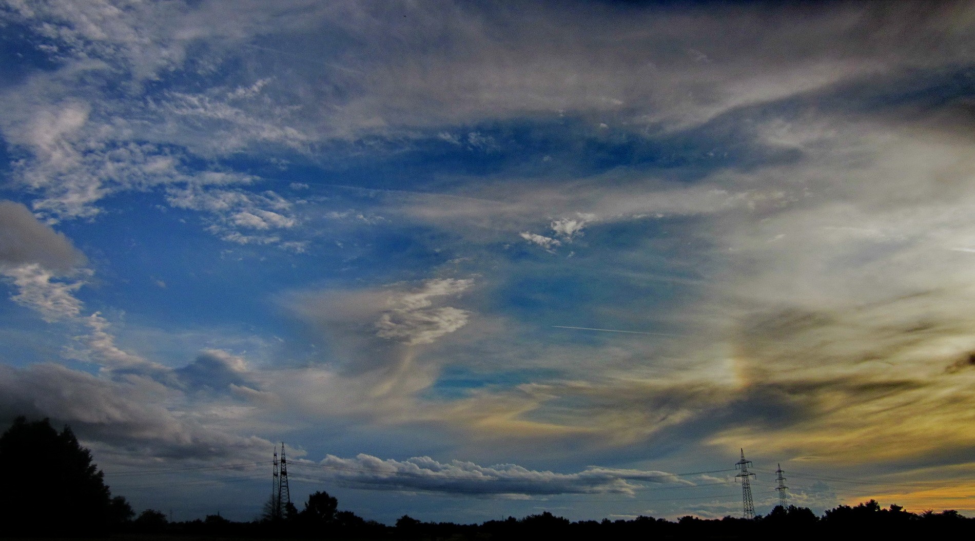 Wolken am Abend