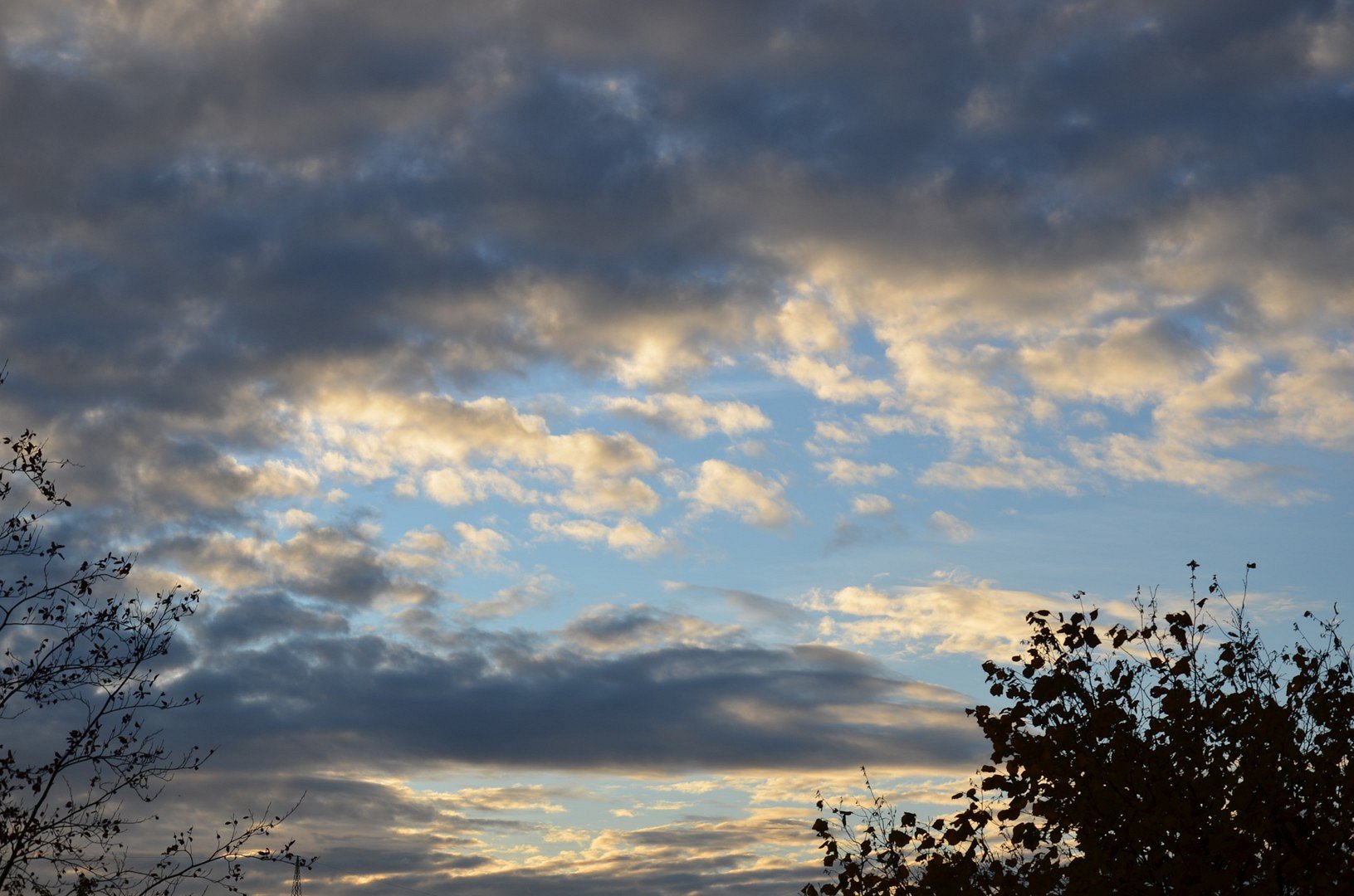 Später Morgenhimmel