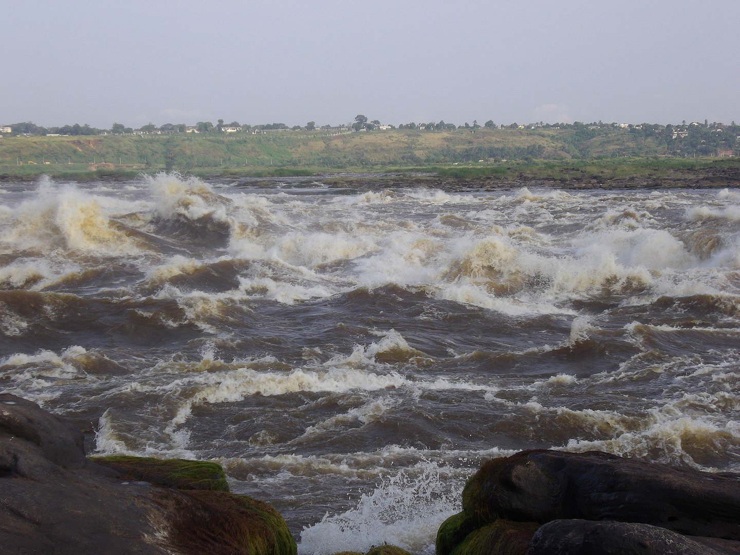 Les rapides du fleuve Congo