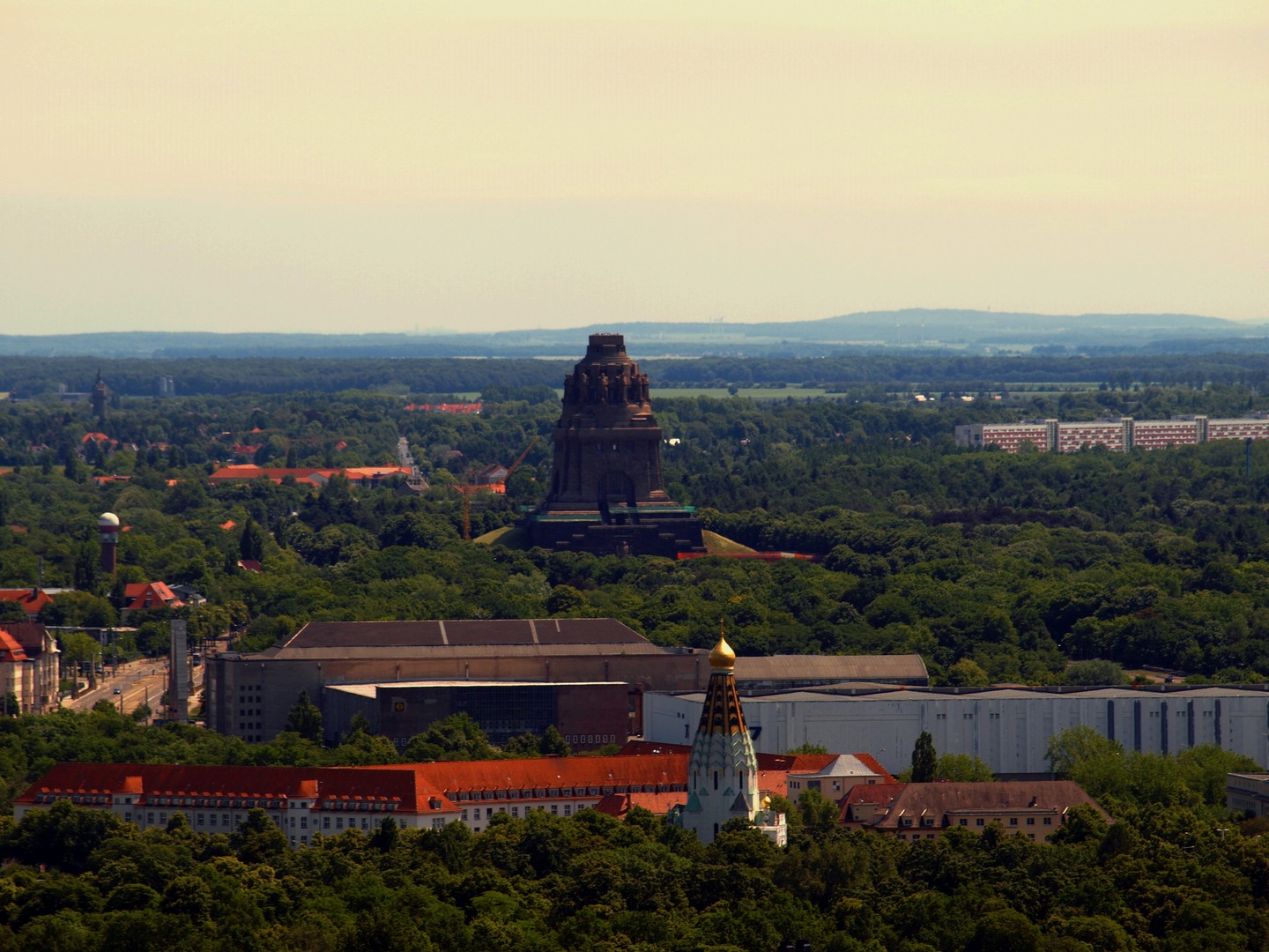 Leipzig von Oben