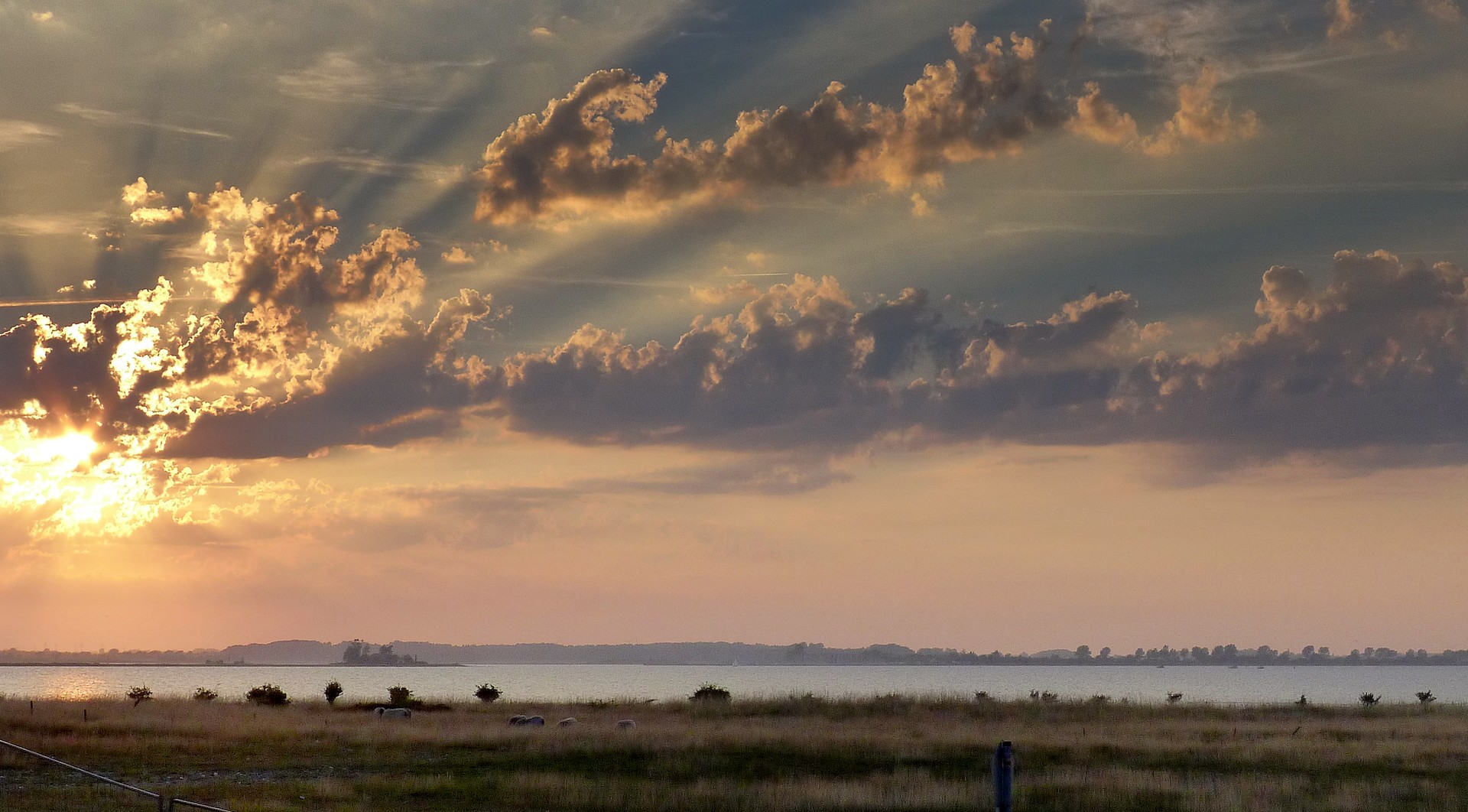 SUNSET AN DER SCHLEI