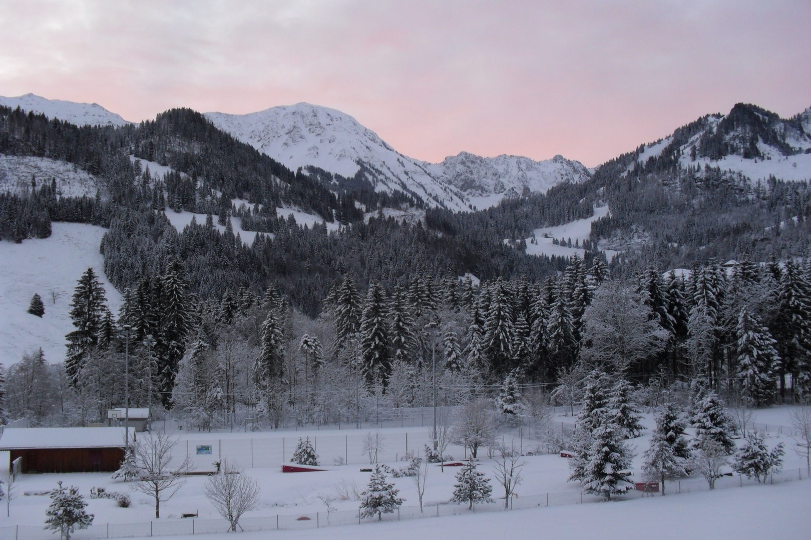 fine pomeriggio invernale