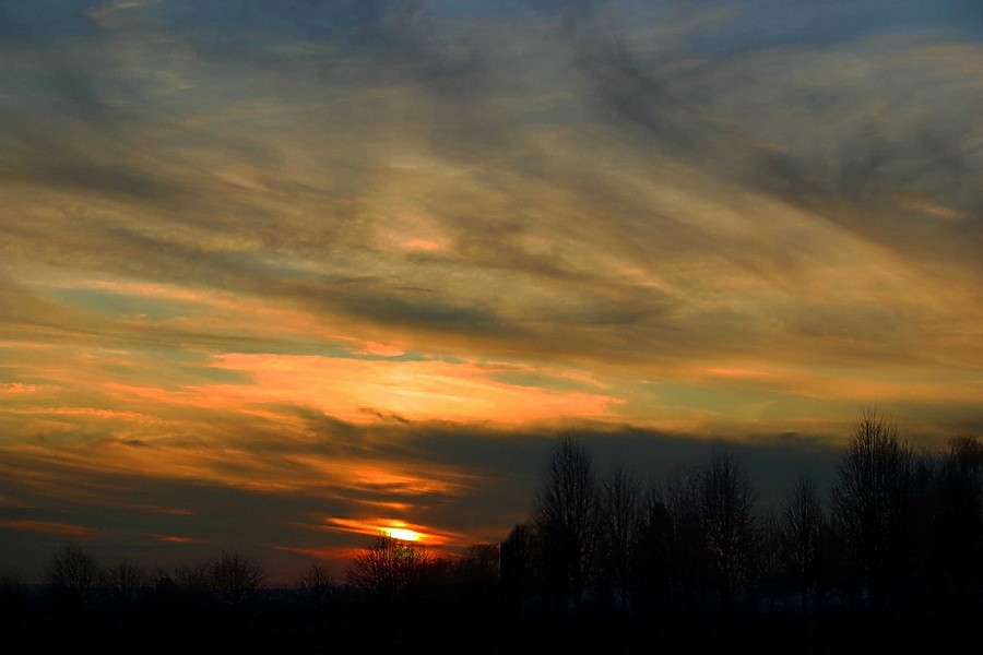 Abendwolken