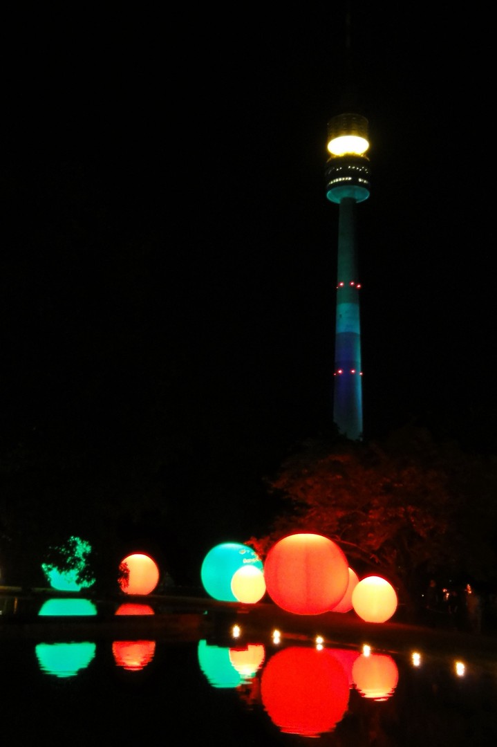 Lichter im Park