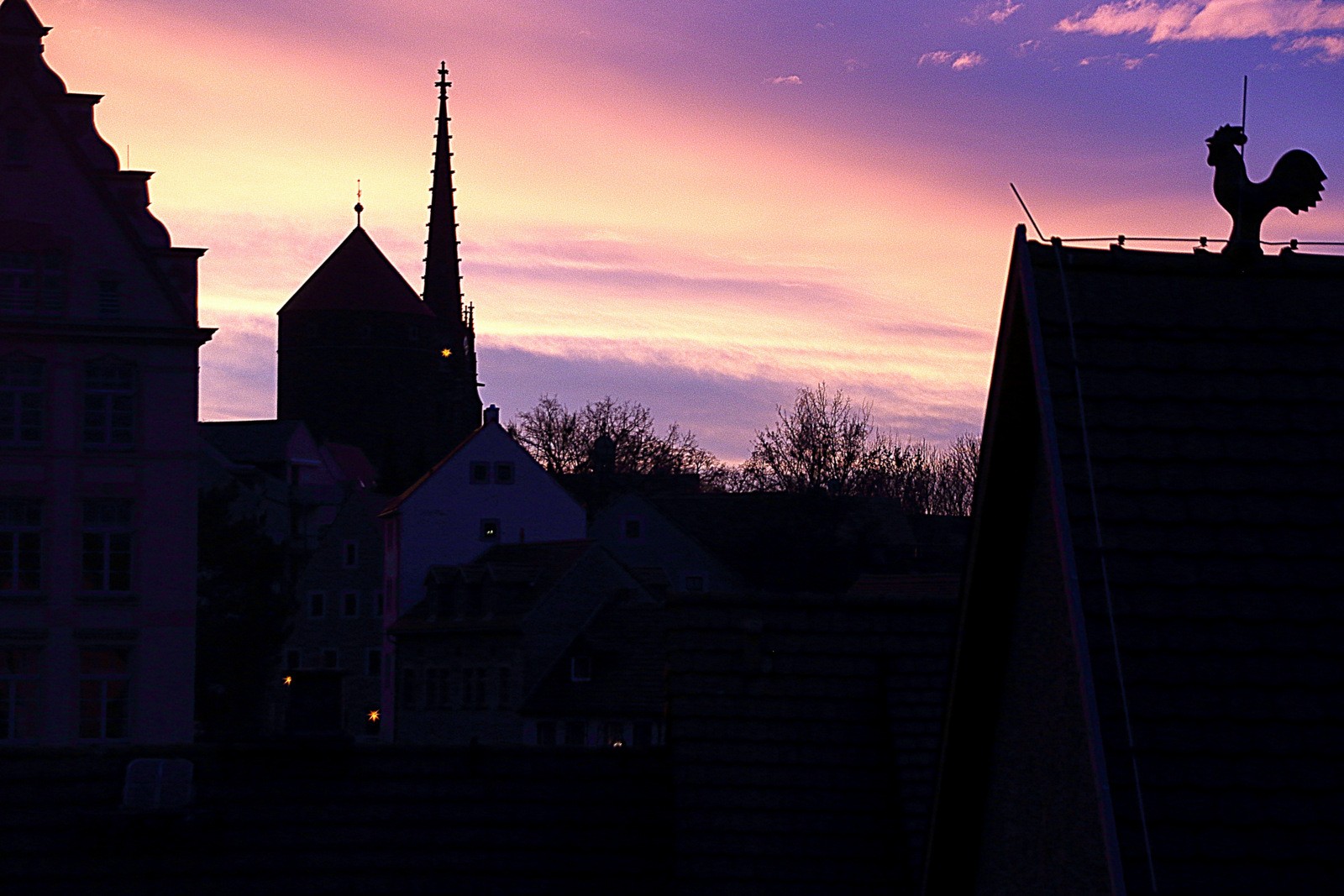 Freiberg Sonnenaufgang