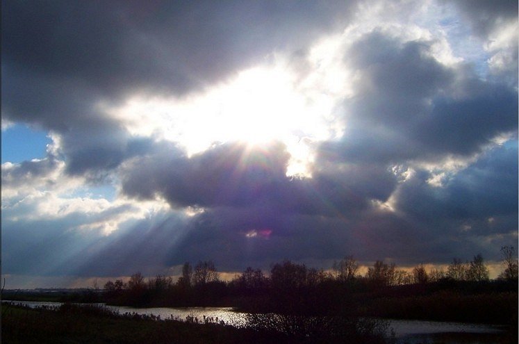 Himmel über Bremen-Huchting