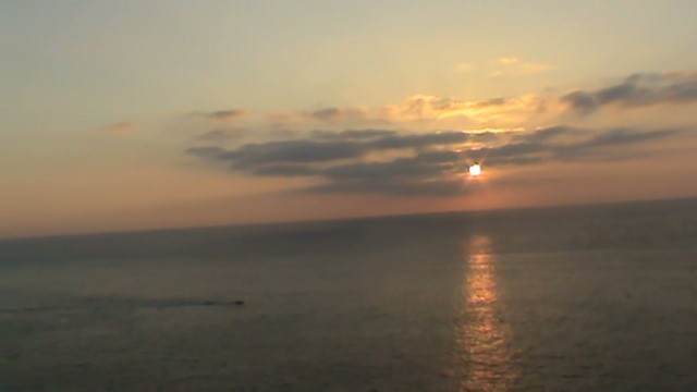 Tramonto sul mare