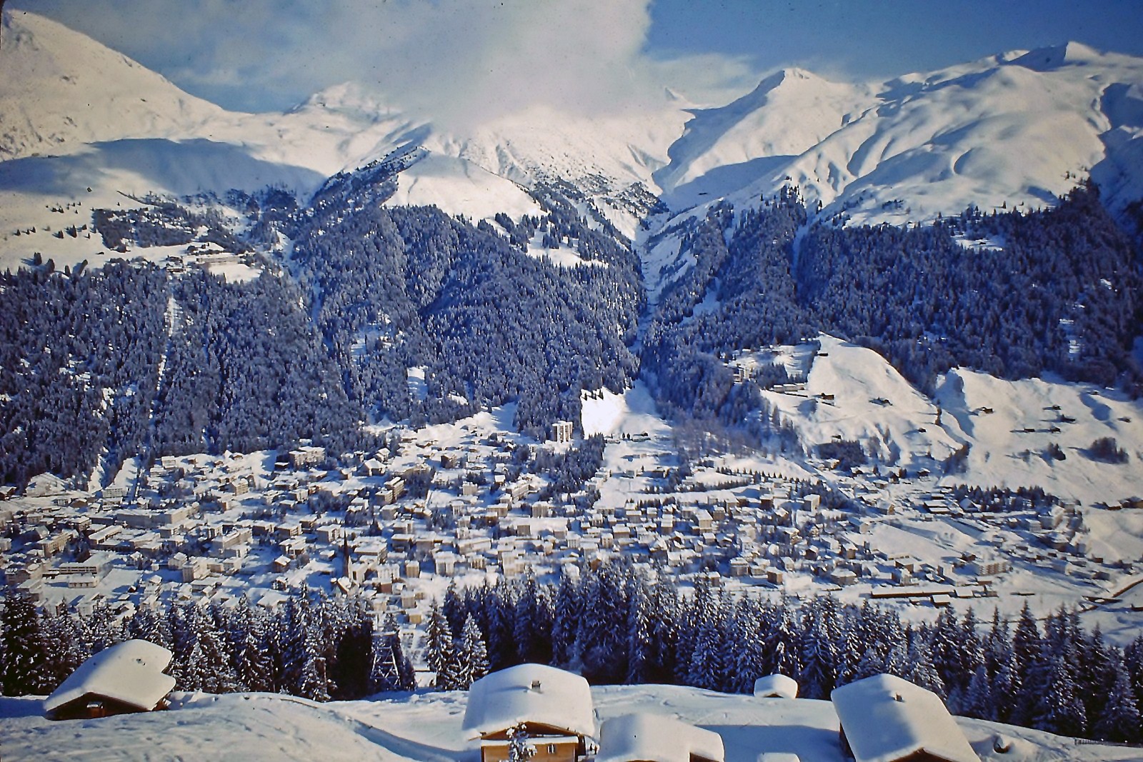 Davos im Winter 1964