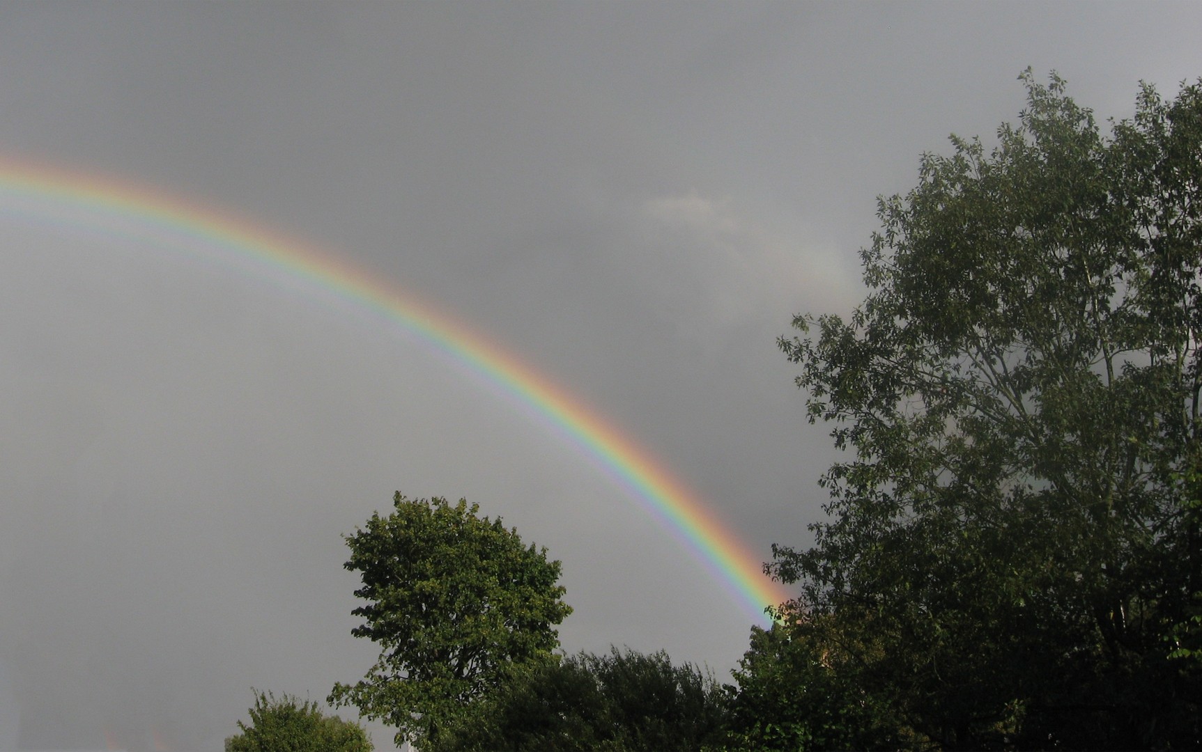 Regenbogen der 2. Versuch