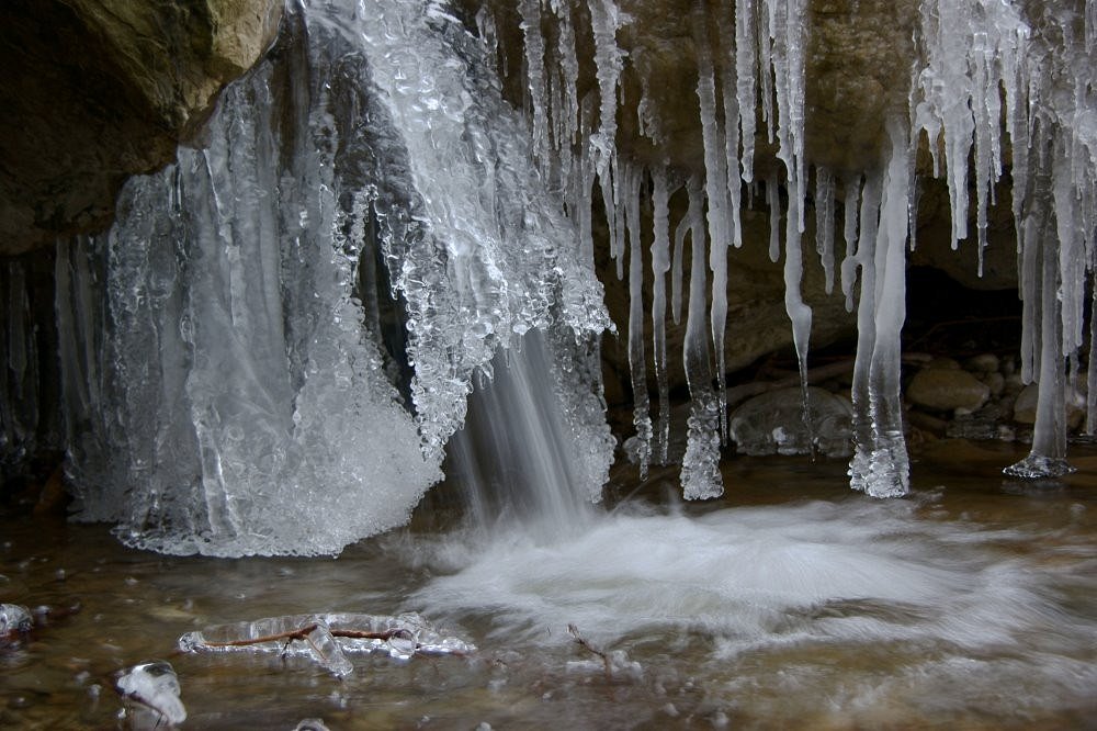 Wasser und Eis