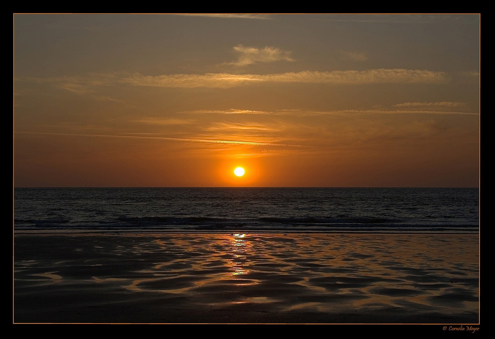 Sonnenuntergang auf Norderney