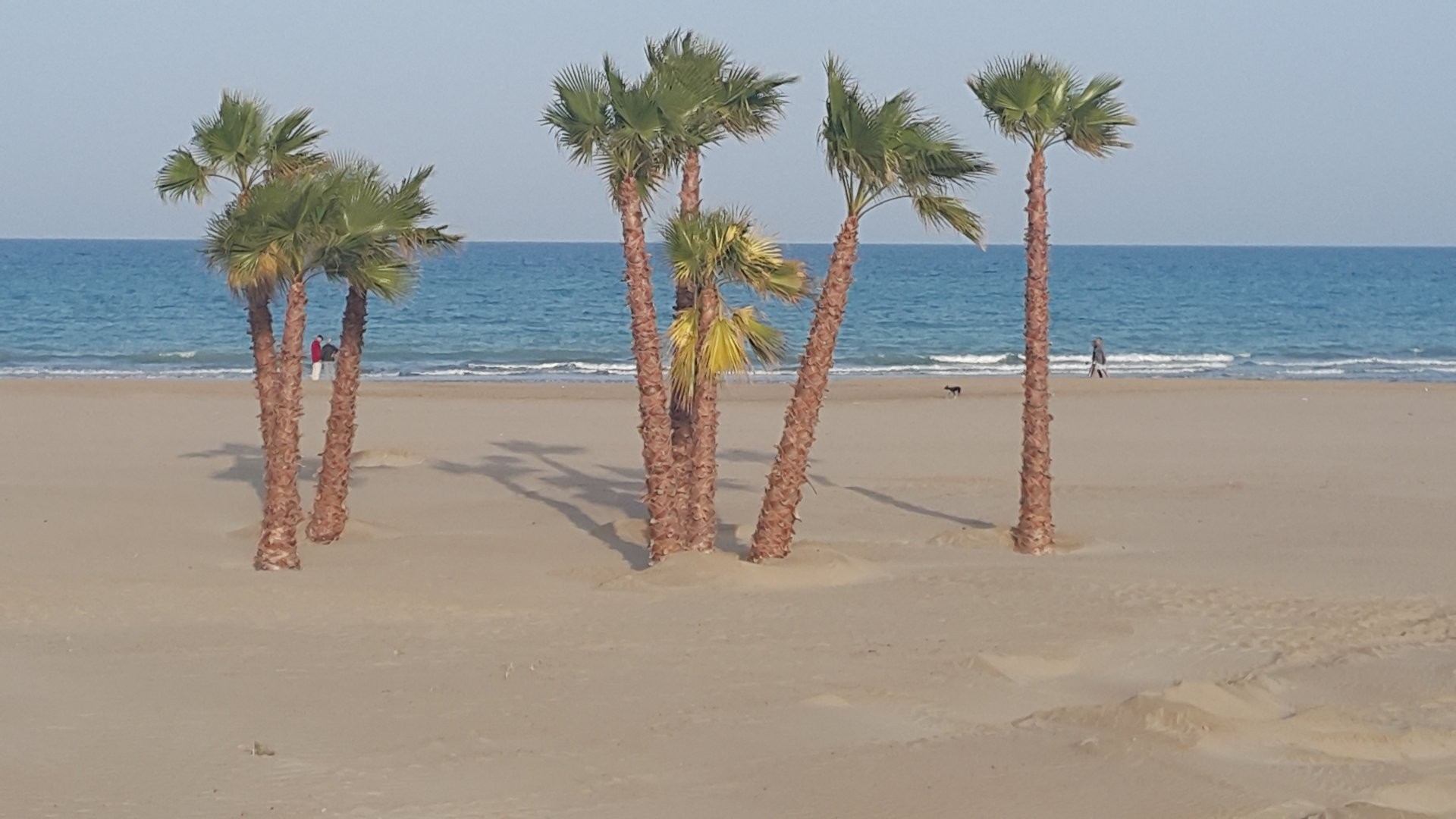 Strand van Canet aan de middellandse zee.