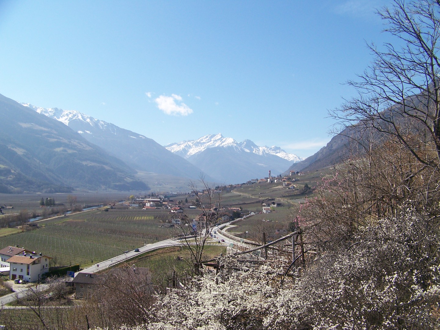 Vinschgau mit seinen Laserhöhen