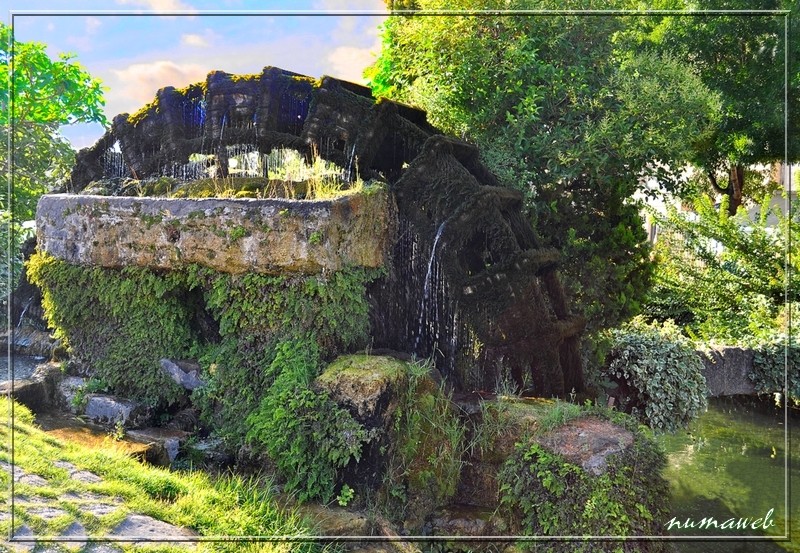 Une roue à aube à l'Isle sur la Sorgue