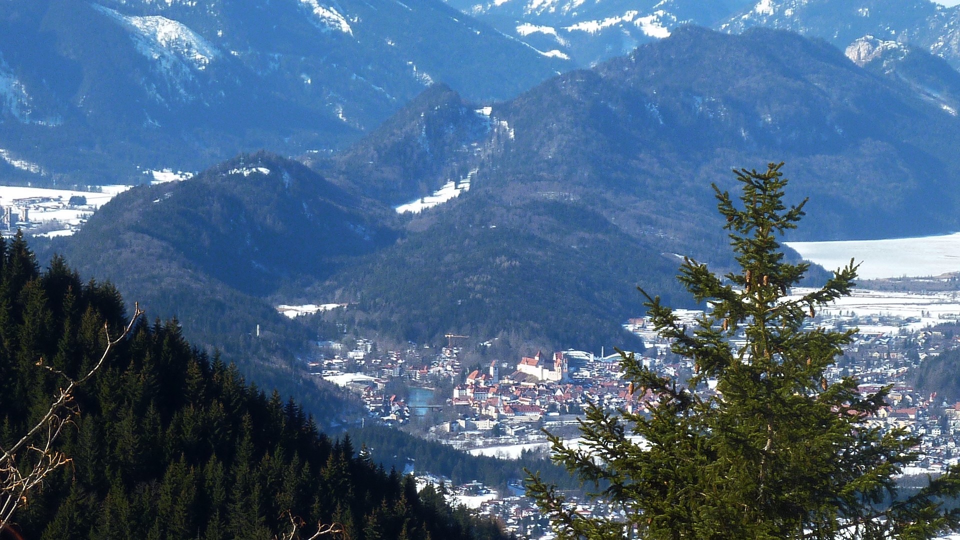 Blick auf Füssen