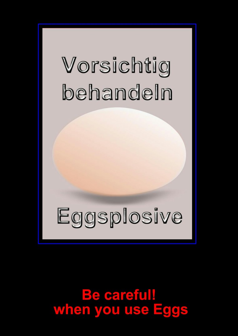 Eggsplosive Vorsichtig behandeln