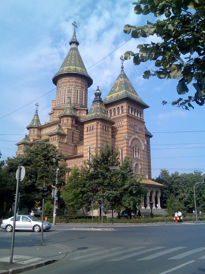 Kirche in Temesburg, Rumänien