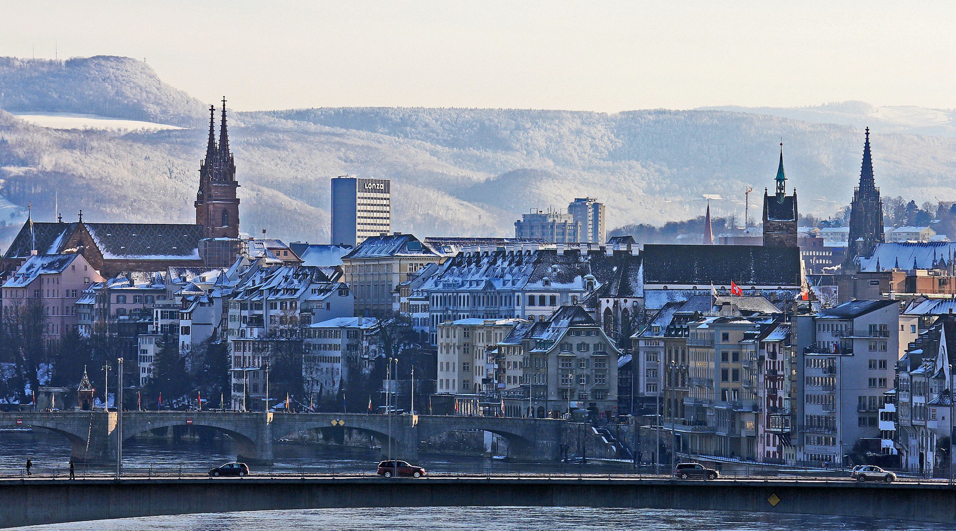 der letzte Winter was eisig kalt in Basel