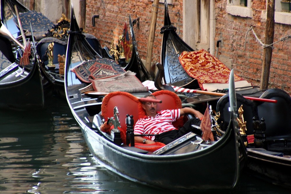 Le repos du gondolier