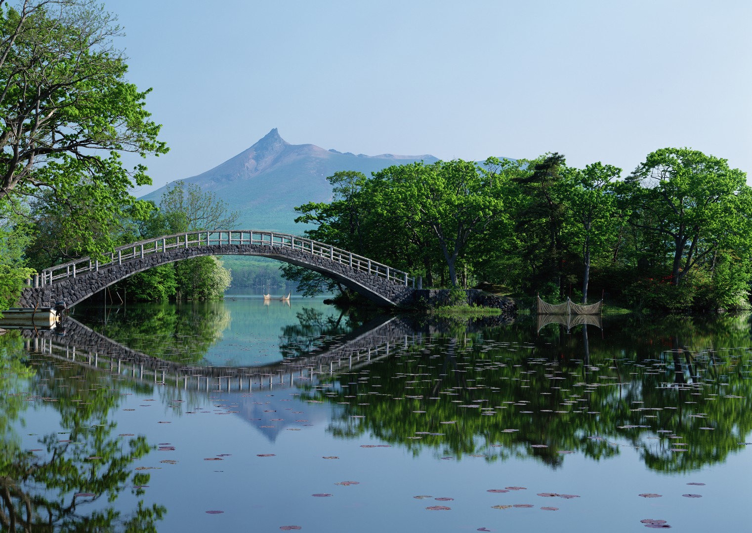 大沼国定公園の月見橋