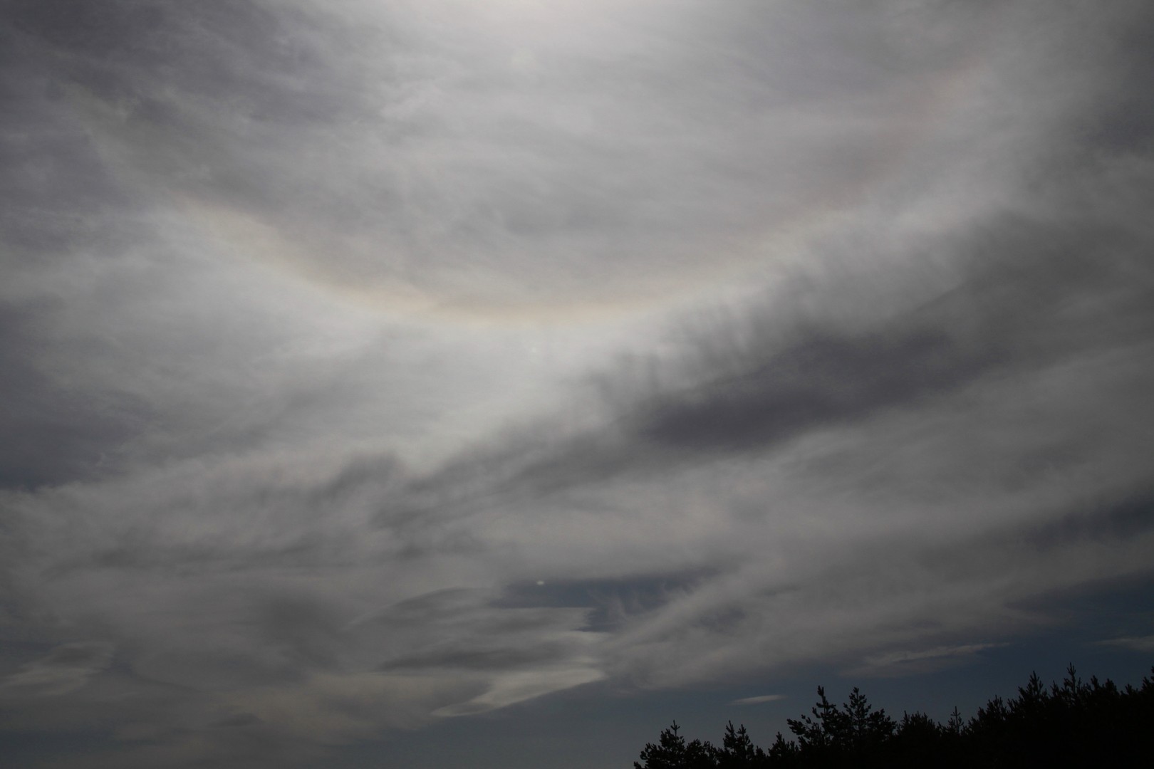 22° Halo an der Sonne