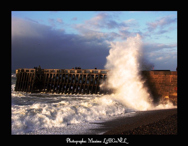 Tempête à DIEPPE