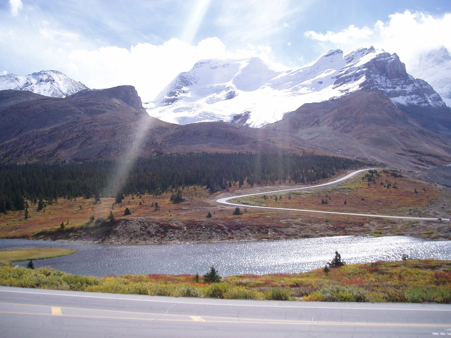 Athabasca Glacier, Icefields Parkway, Alberta, Kanada