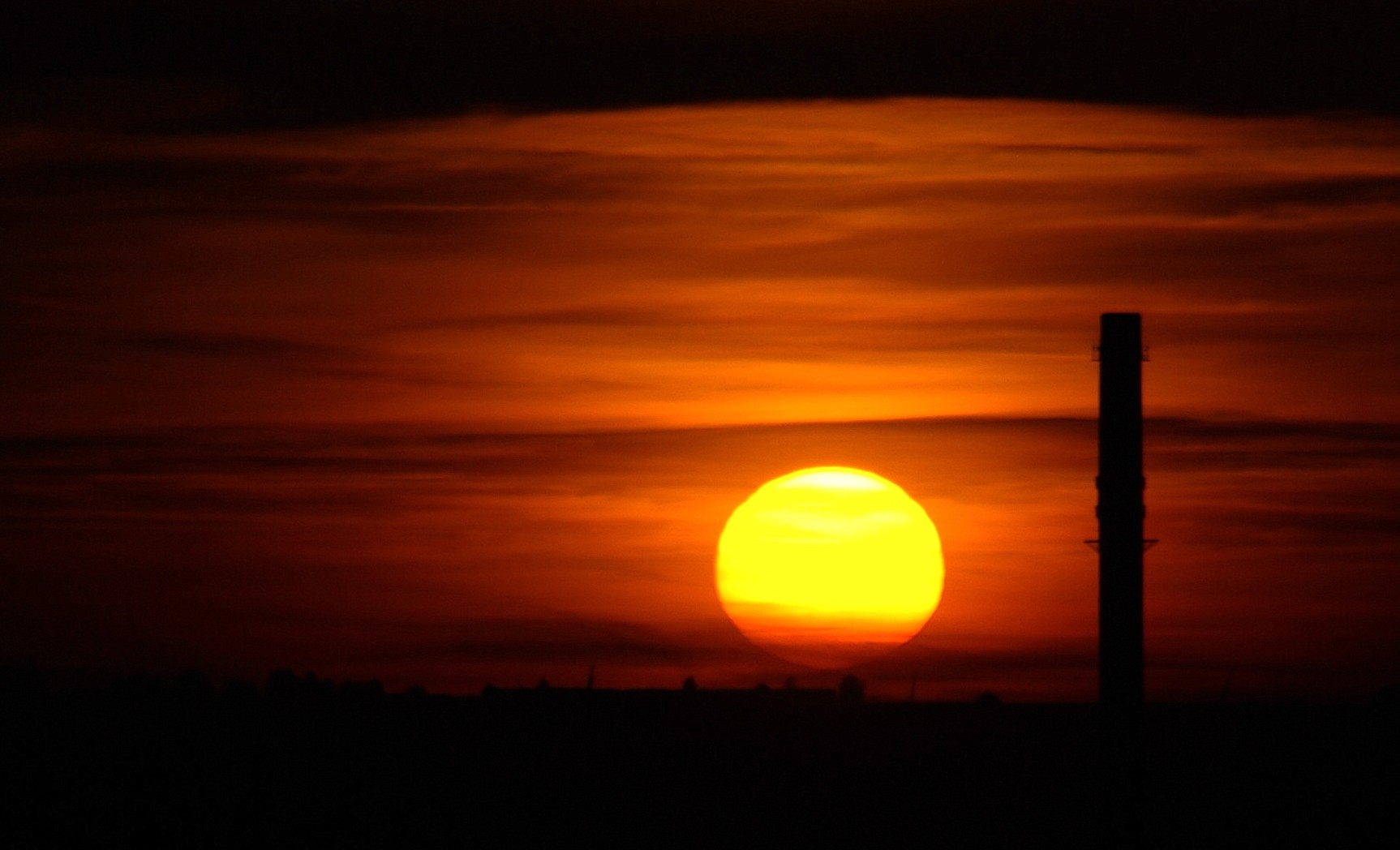 Dresden im Sonnenuntergang