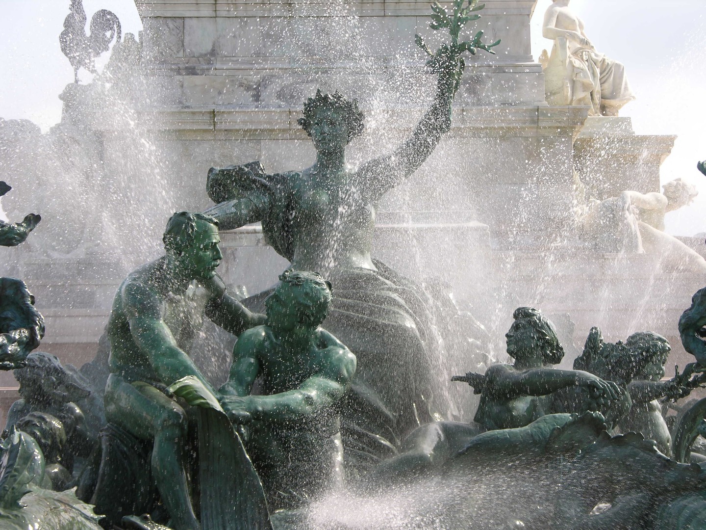 Fontaine du monument des Girondins