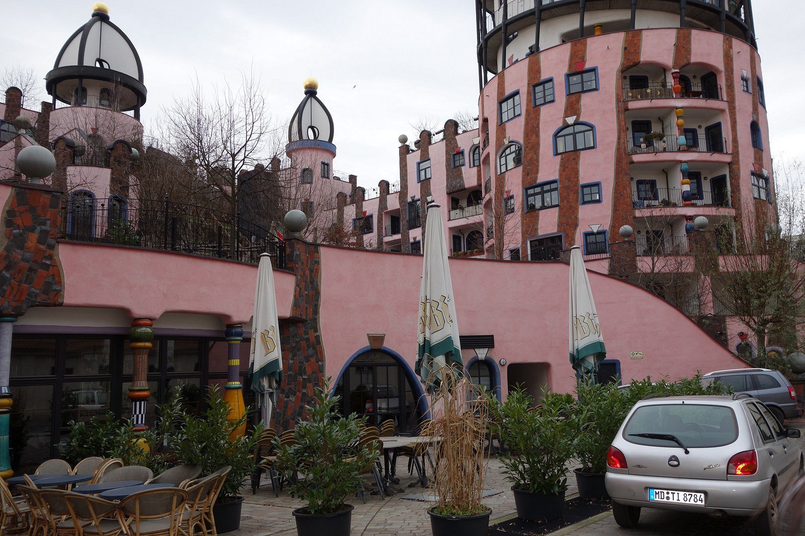 Grüne Zitadelle von Magdeburg hundertwasser-Haus