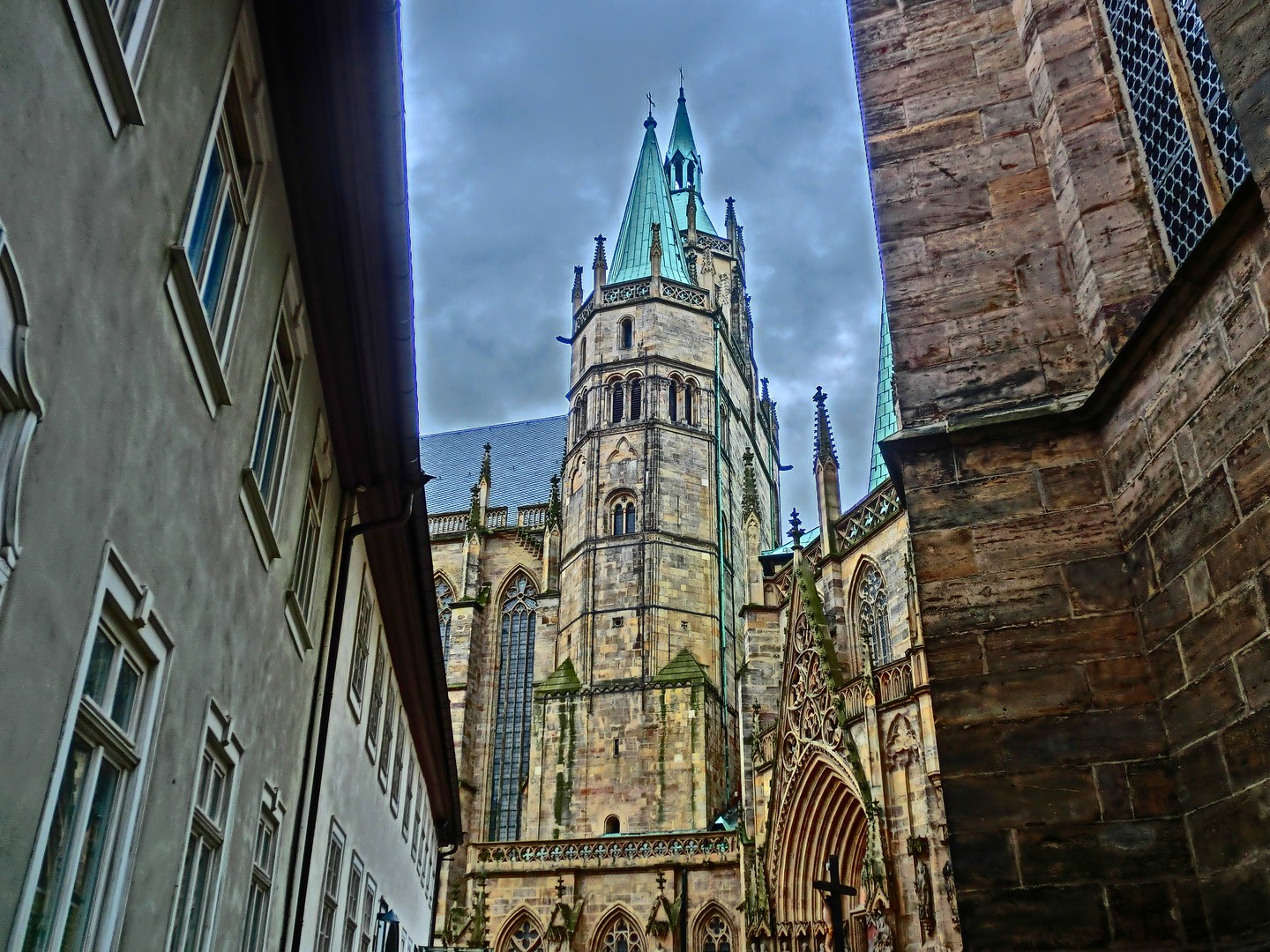 Erfurter Dom (Ausschnitt)