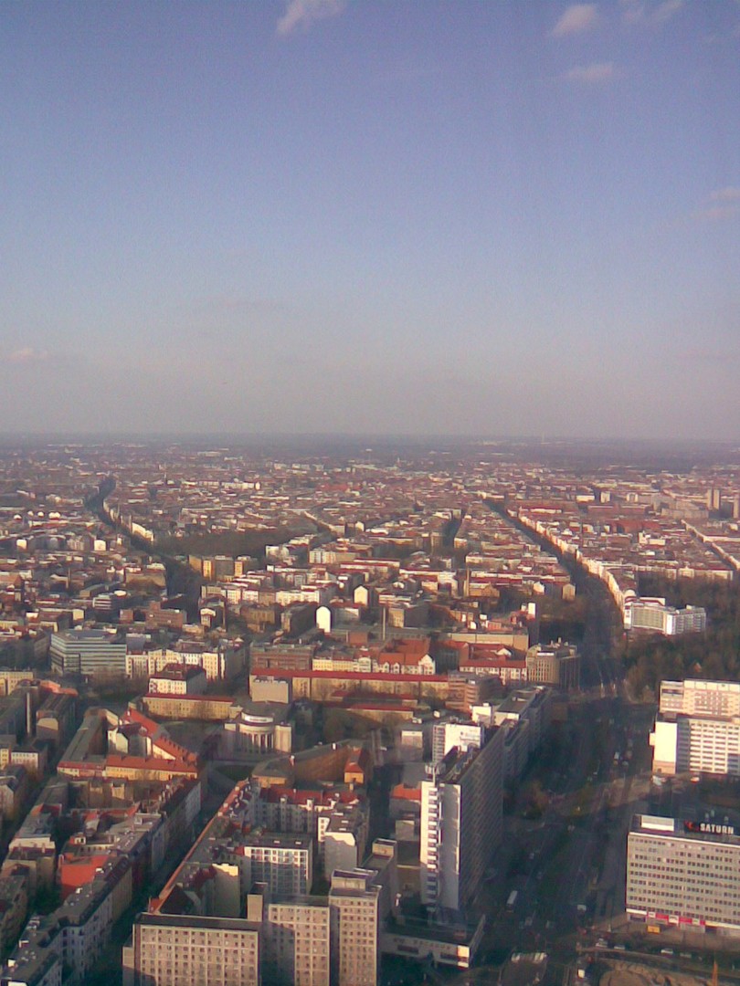 BLICK VOM BERLINER FERNSEHTURM