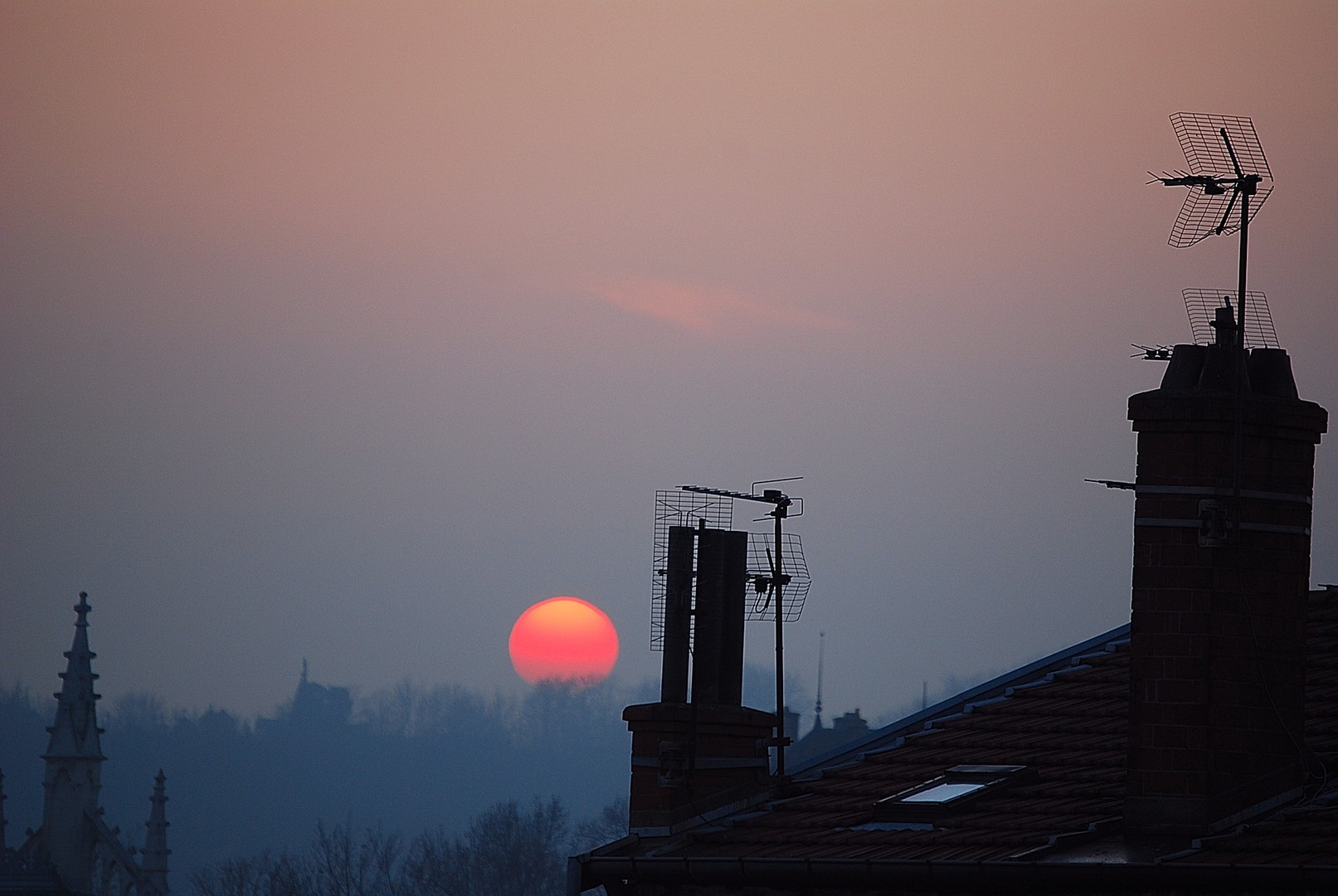 soleil rouge.