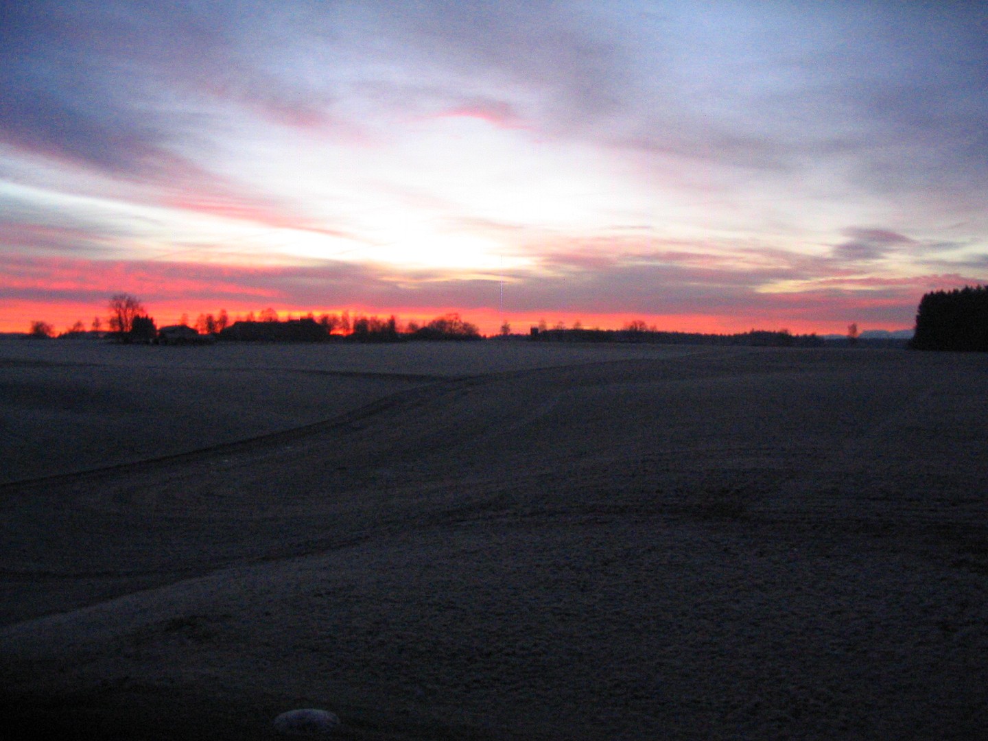 morgens aus dem Fenster 