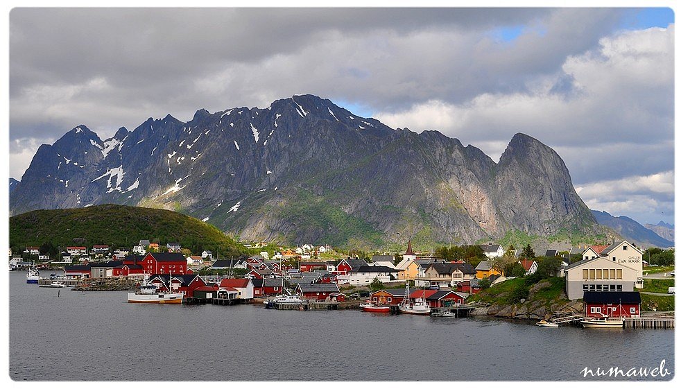 Village de Reine, Ile Lofoten, Norvège