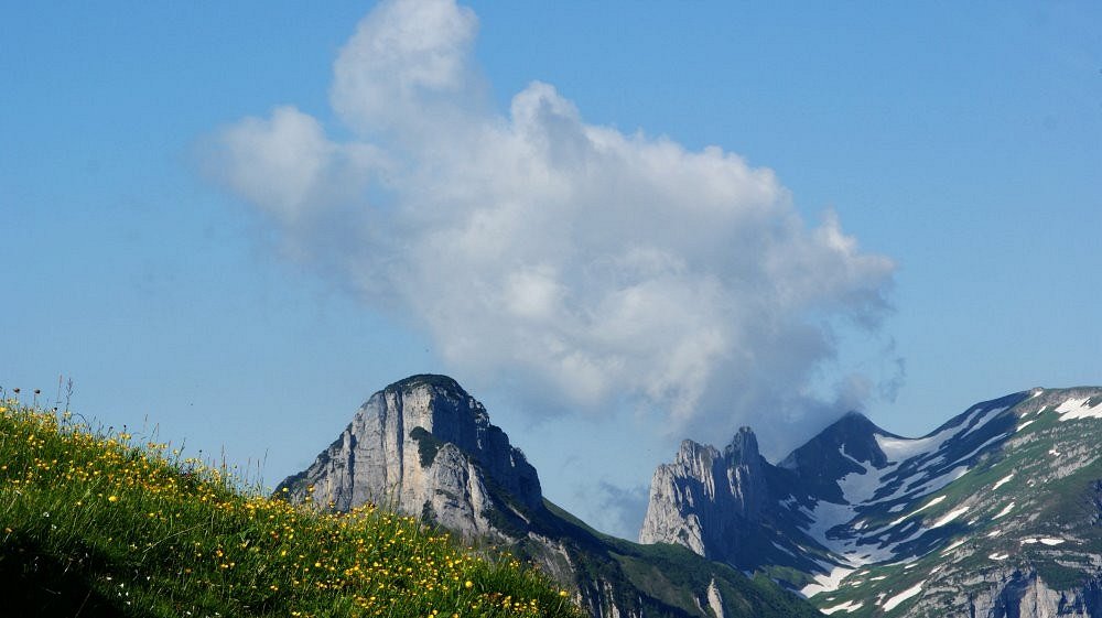 Der Berg raucht