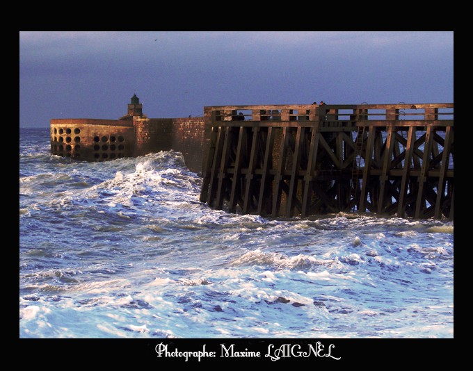 La digue de Dieppe