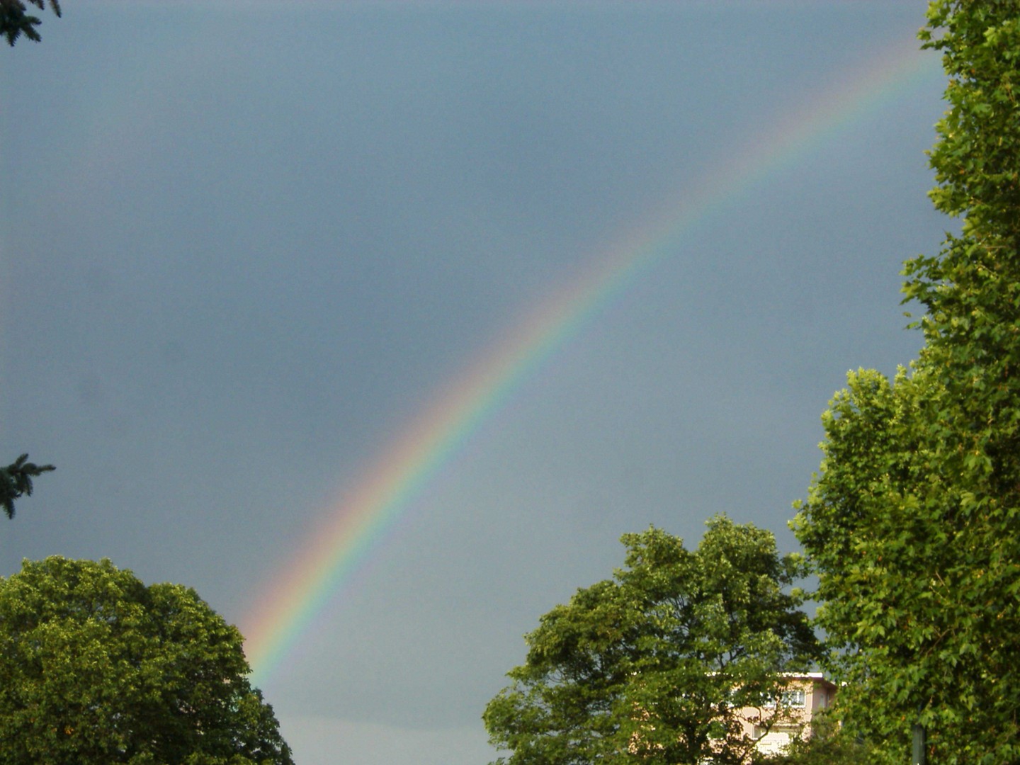 Regenbogen,  nach dem Gewitter