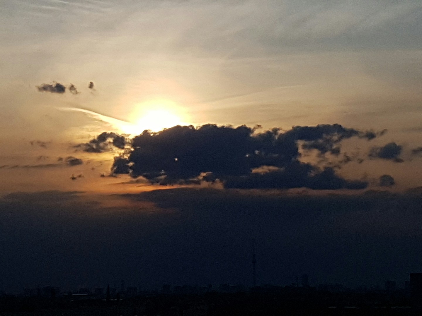 Sonnenuntergang in Berlin