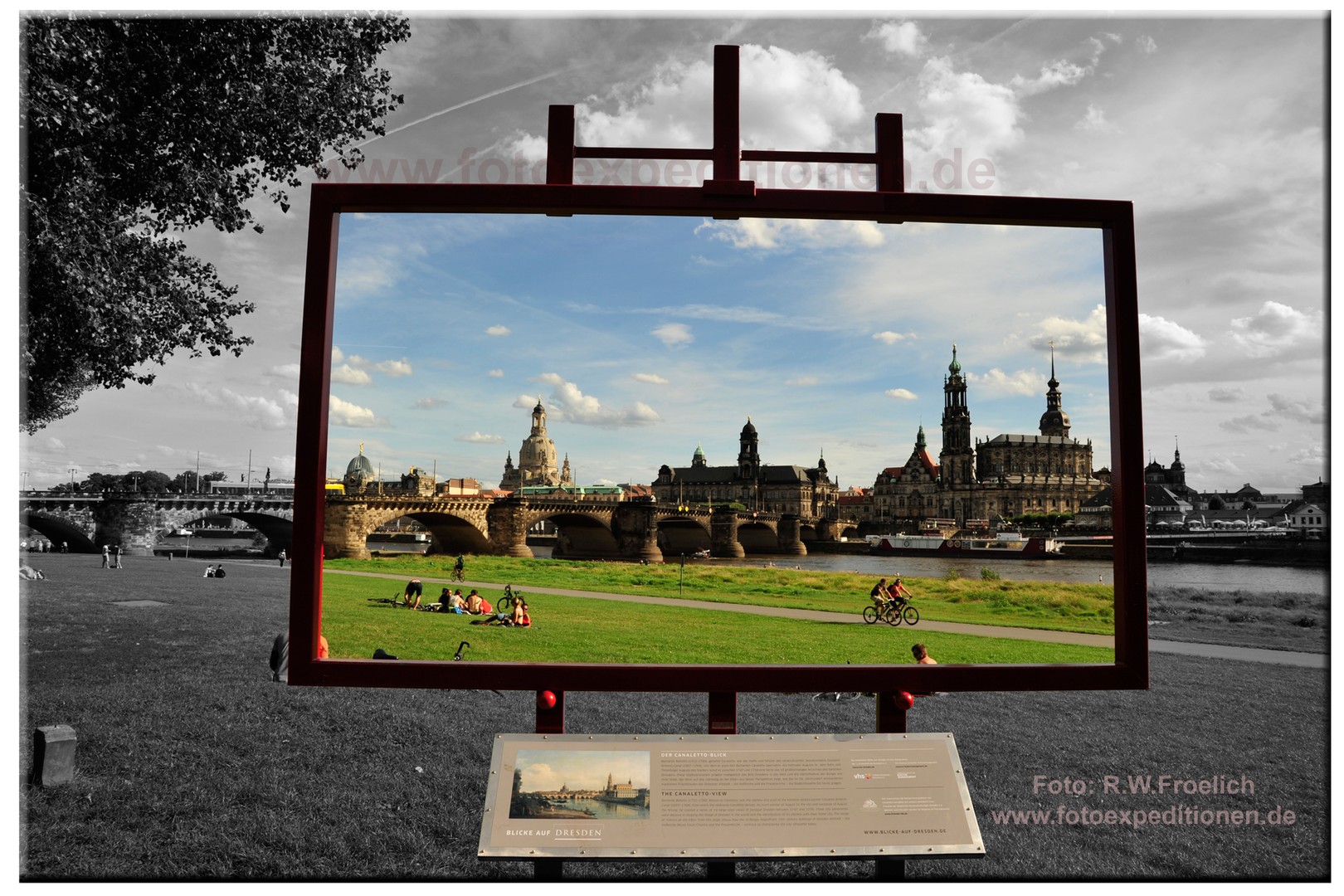 Der Blick des Canaletto auf Dresden