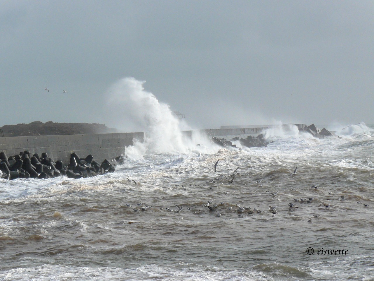 Sturm über Helgoland