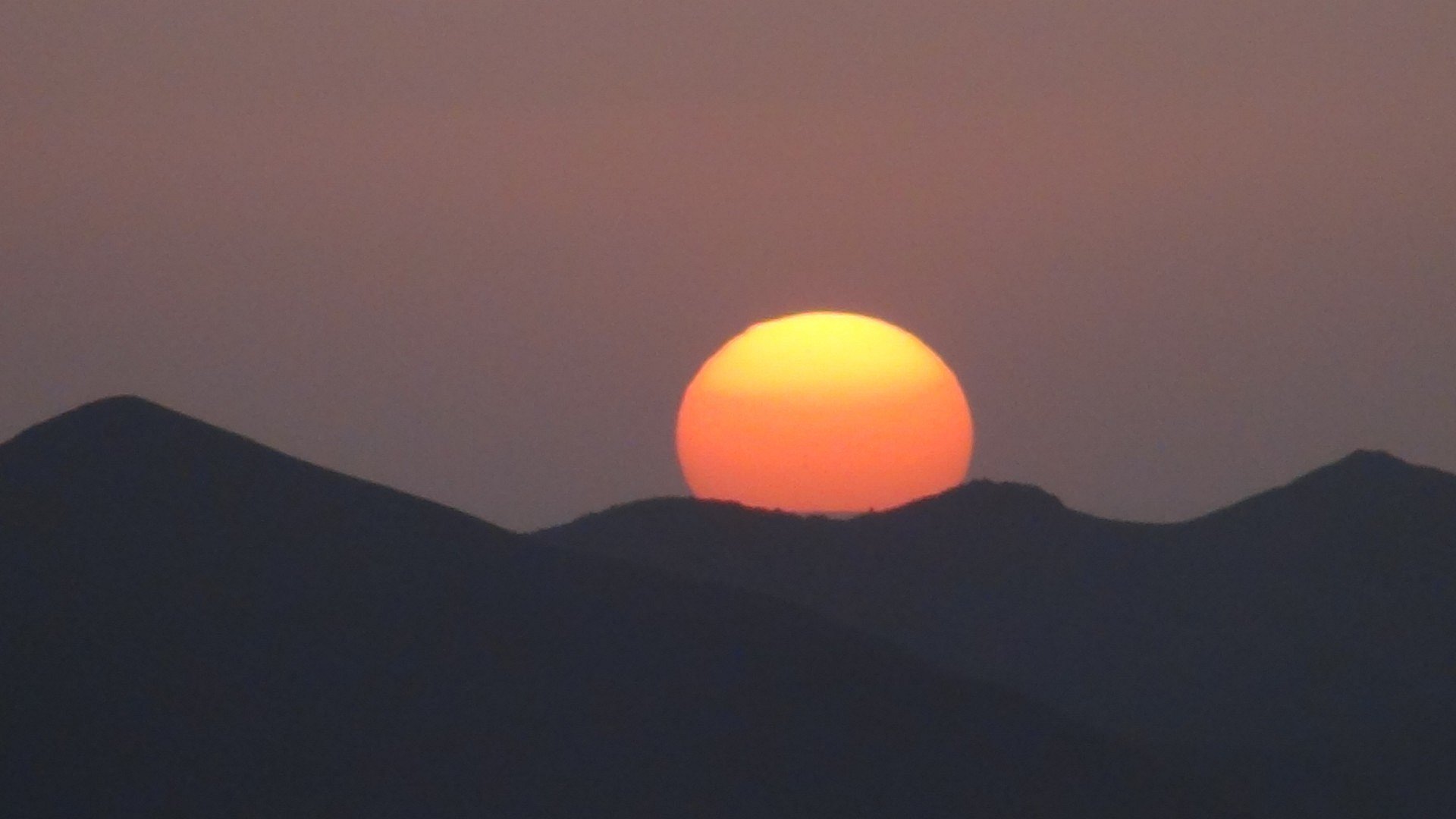 le plus beau coucher de soleil  du monde