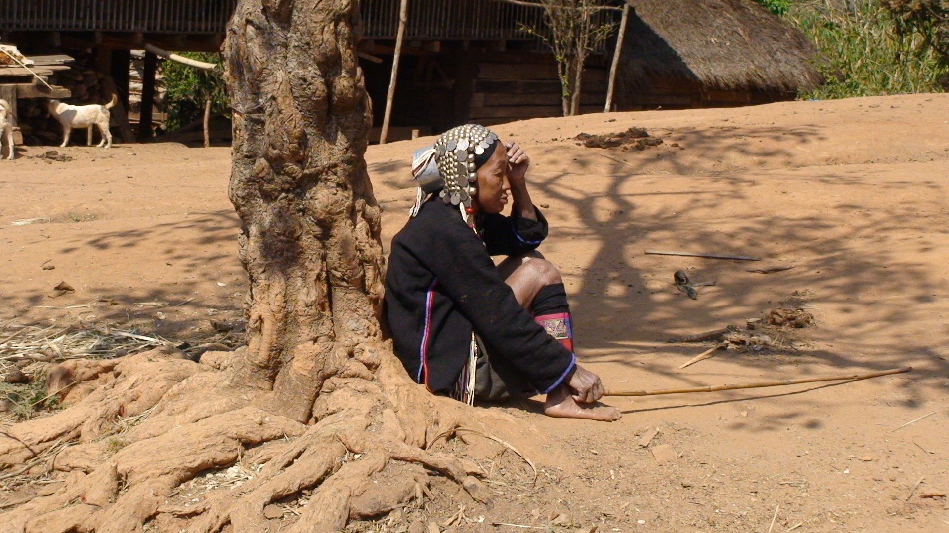 Femme Akka en Birmanie